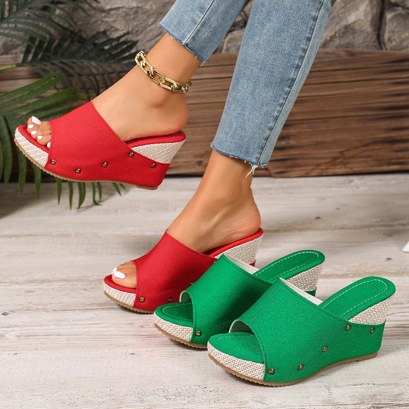 2026 Summer New Women Slippers - Wedge Espadrille Women recension och pris