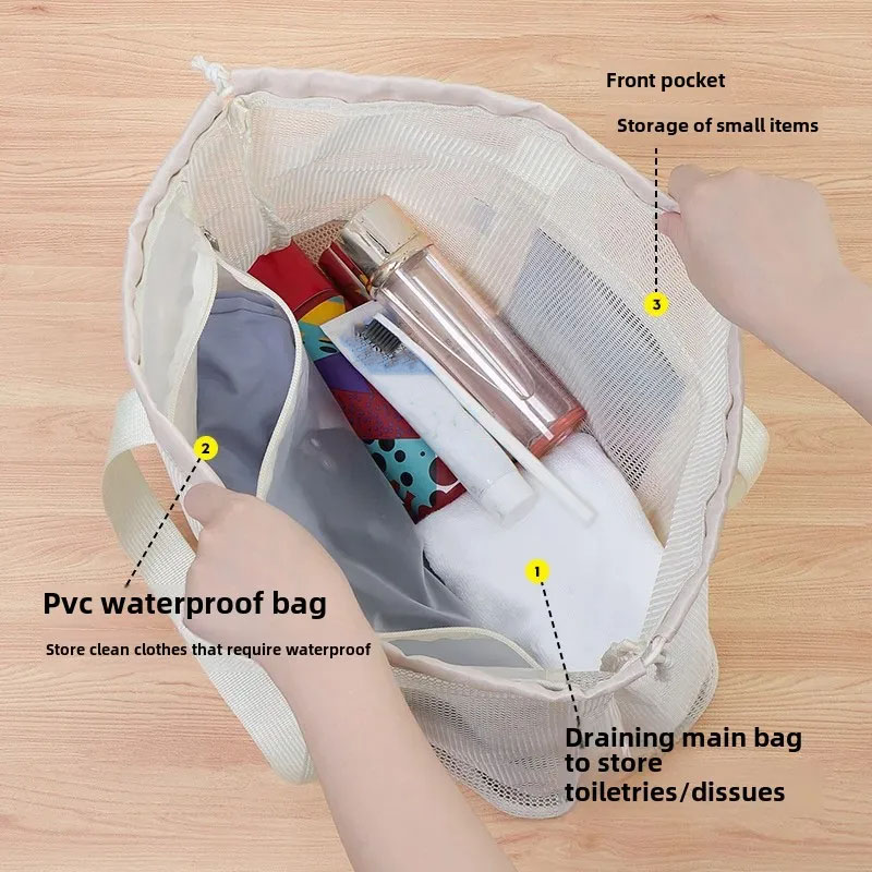 Large Capacity Beach Bag Drain - Tote Bag Beach recension och pris