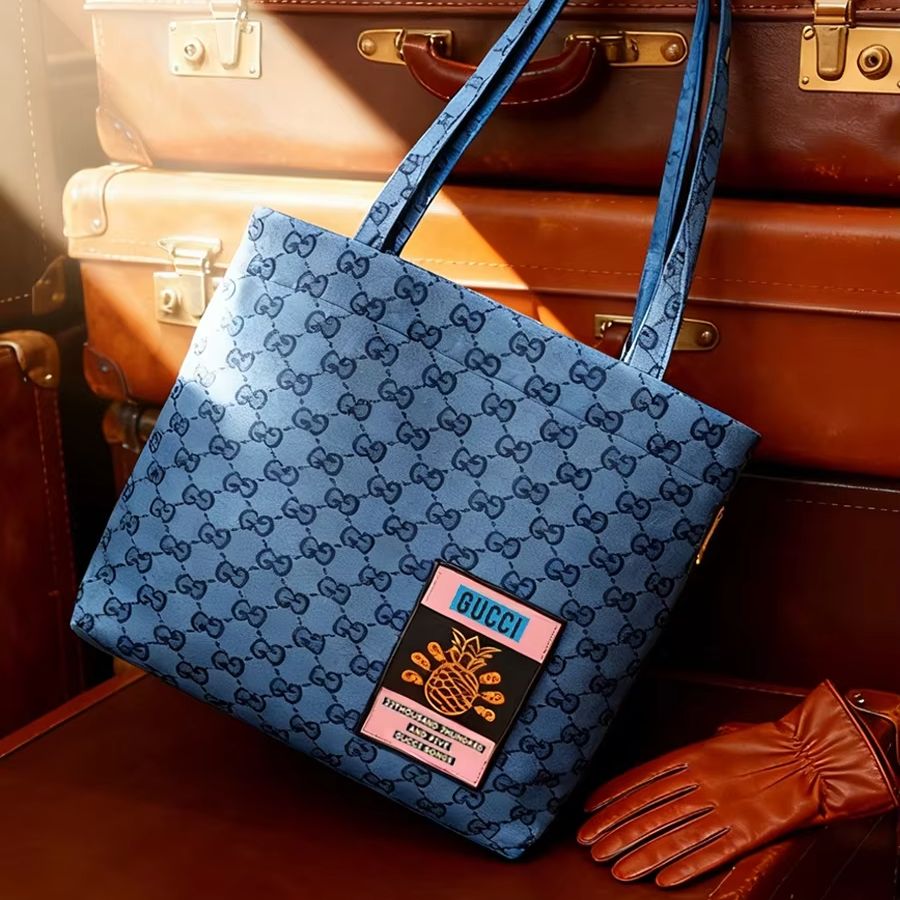 GUCCI bag Womens Canvas Tote B - Tote Bag Beach recension och pris